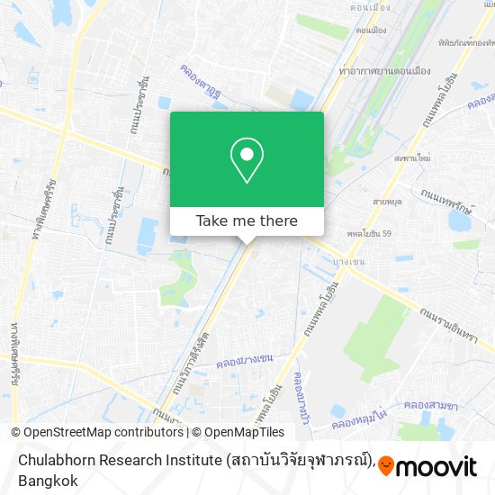 Chulabhorn Research Institute (สถาบันวิจัยจุฬาภรณ์) map