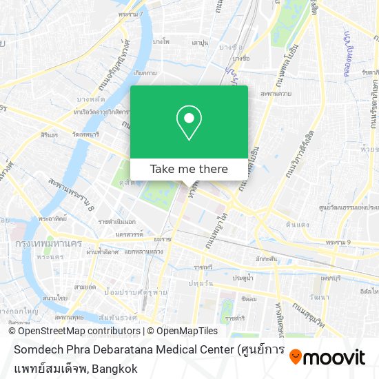 Somdech Phra Debaratana Medical Center map