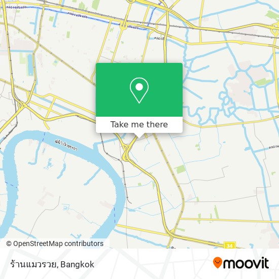 ร้านแมวรวย map