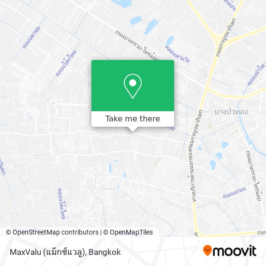MaxValu (แม็กซ์แวลู) map