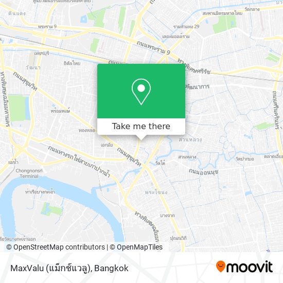 MaxValu (แม็กซ์แวลู) map