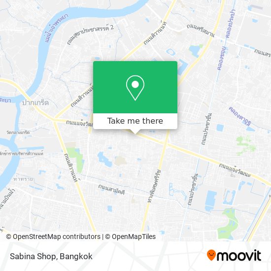 Sabina Shop map