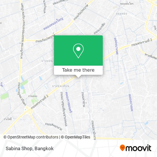 Sabina Shop map