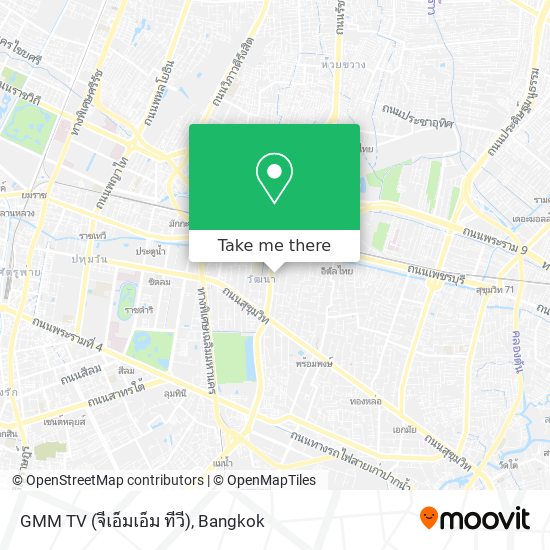 GMM TV (จีเอ็มเอ็ม ทีวี) map