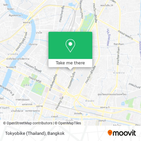 Tokyobike (Thailand) map