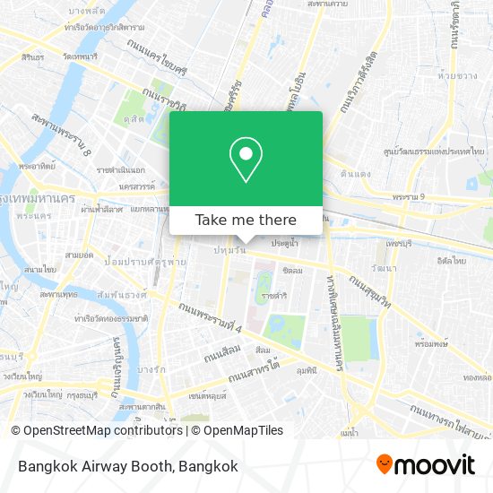 Bangkok Airway Booth map