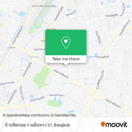 บ้านชิดกมล รามอินทรา 21 map