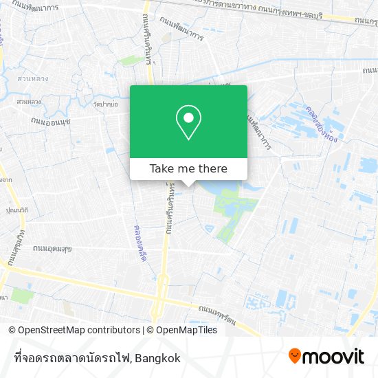 ที่จอดรถตลาดนัดรถไฟ map