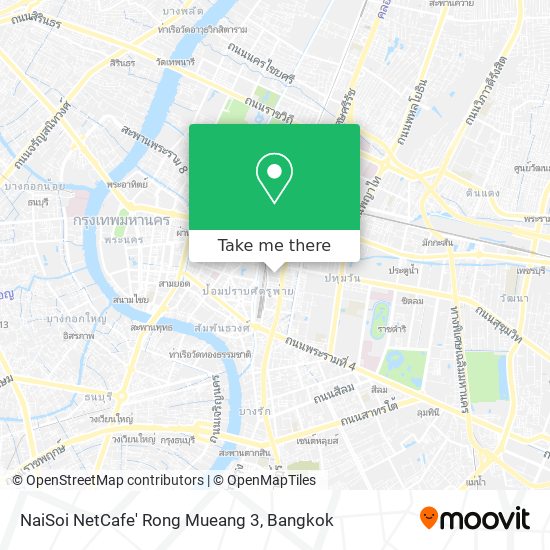 NaiSoi NetCafe' Rong Mueang 3 map