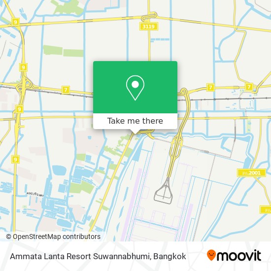 Ammata Lanta Resort Suwannabhumi map