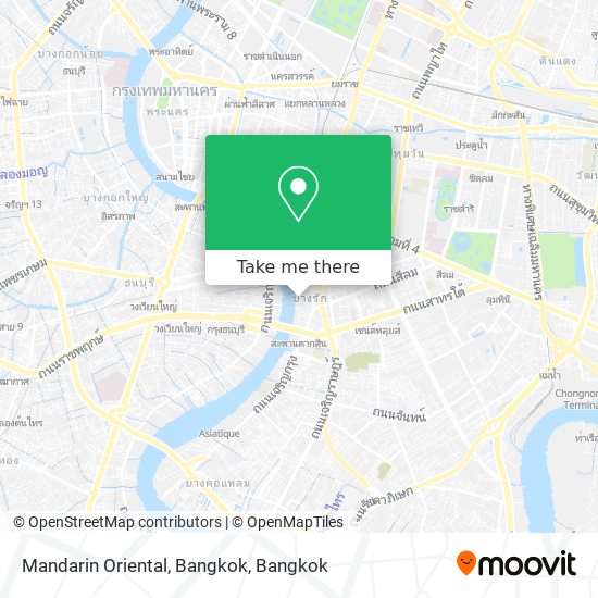 Mandarin Oriental, Bangkok map
