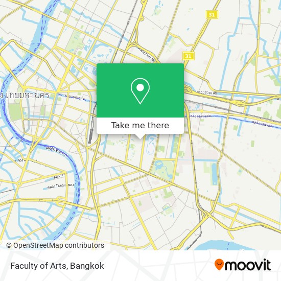 Faculty of Arts map