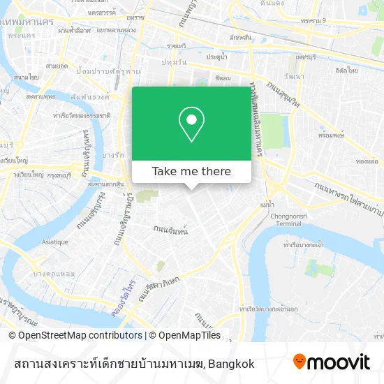 สถานสงเคราะห์เด็กชายบ้านมหาเมฆ map