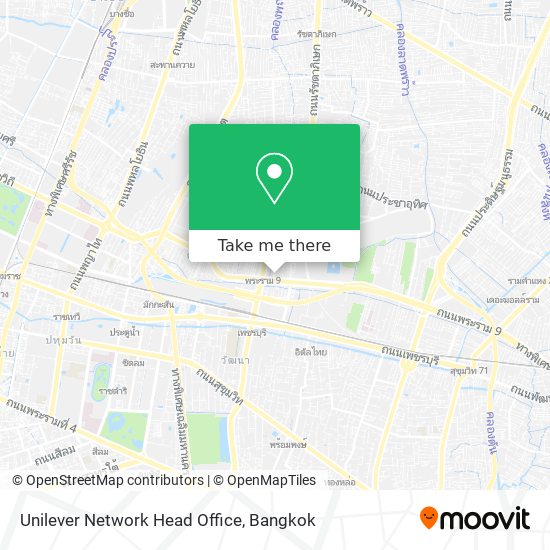 Unilever Network Head Office map