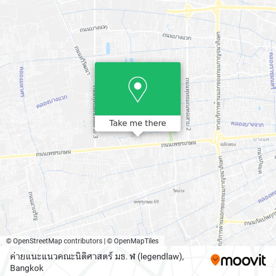 ค่ายแนะแนวคณะนิติศาสตร์ มธ. ฬ (legendlaw) map