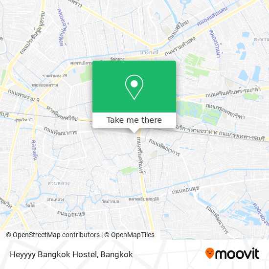 Heyyyy Bangkok Hostel map