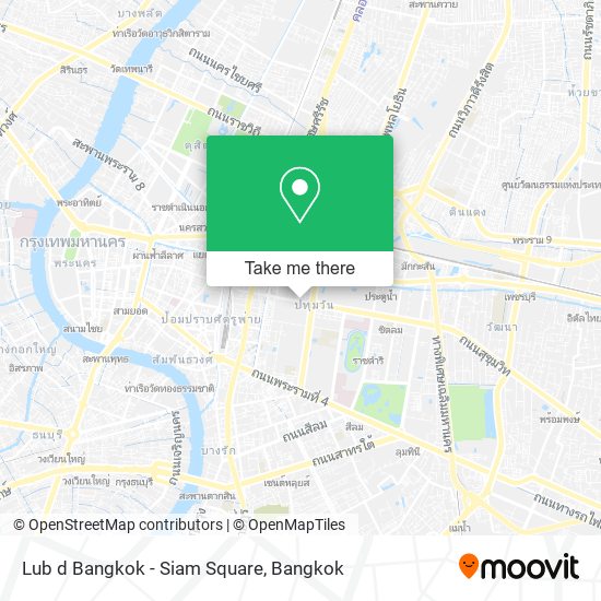Lub d Bangkok - Siam Square map