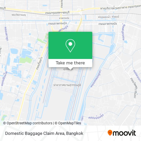 Domestic Baggage Claim Area map