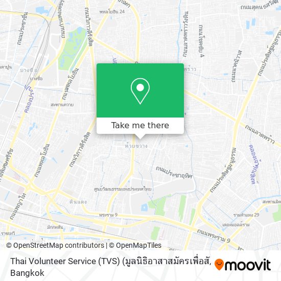 Thai Volunteer Service (TVS) (มูลนิธิอาสาสมัครเพื่อสั map