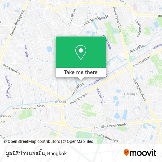 มูลนิธิบ้านนกขมิ้น map