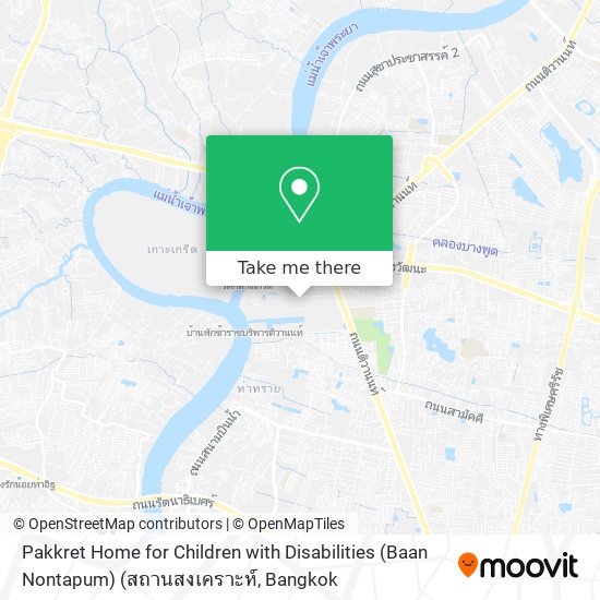 Pakkret Home for Children with Disabilities (Baan Nontapum) (สถานสงเคราะห์ map