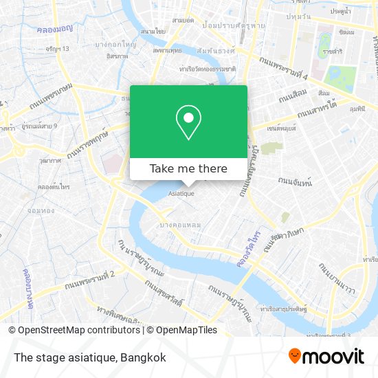 The stage asiatique map