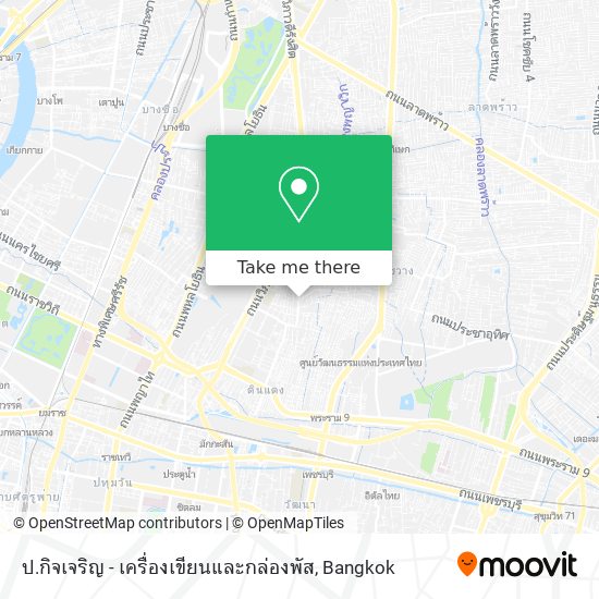 ป.กิจเจริญ - เครื่องเขียนและกล่องพัส map