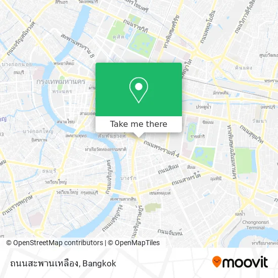 ถนนสะพานเหลือง map
