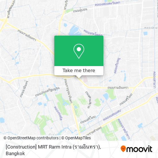 [Construction] MRT Rarm Intra (รามอินทรา) map