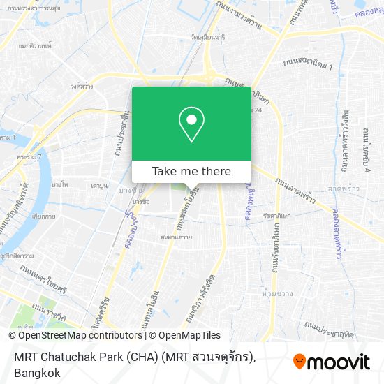 MRT Chatuchak Park (CHA) (MRT สวนจตุจักร) map