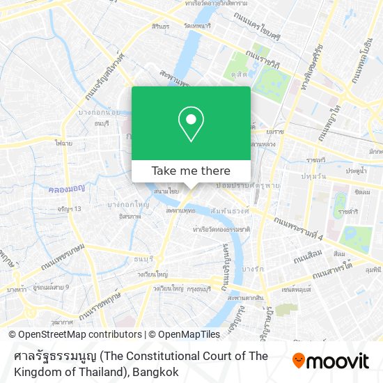 ศาลรัฐธรรมนูญ (The Constitutional Court of The Kingdom of Thailand) map