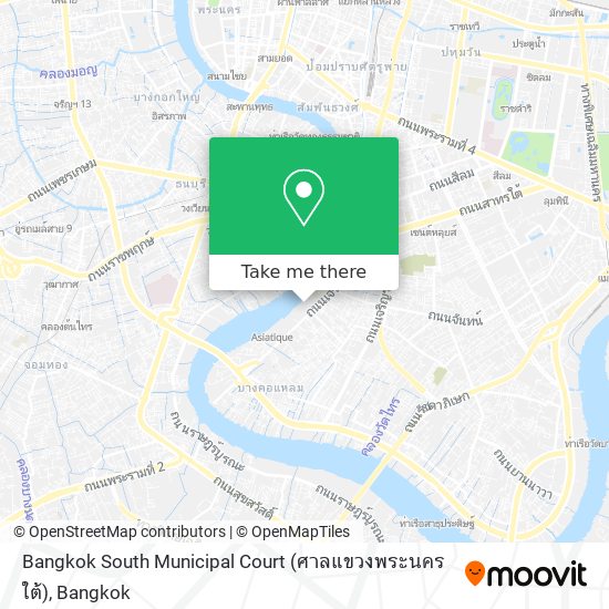 Bangkok South Municipal Court (ศาลแขวงพระนครใต้) map