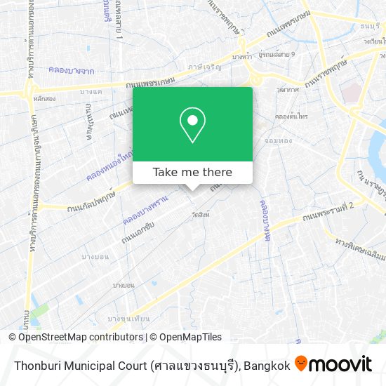 Thonburi Municipal Court (ศาลแขวงธนบุรี) map