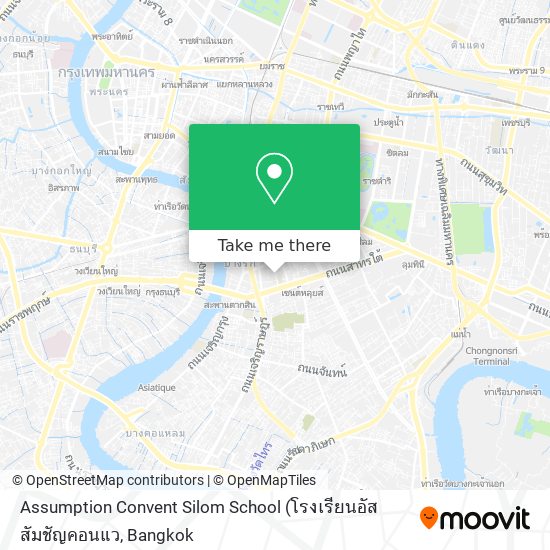 Assumption Convent Silom School map