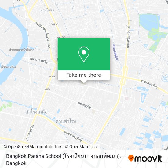 Bangkok Patana School (โรงเรียนบางกอกพัฒนา) map