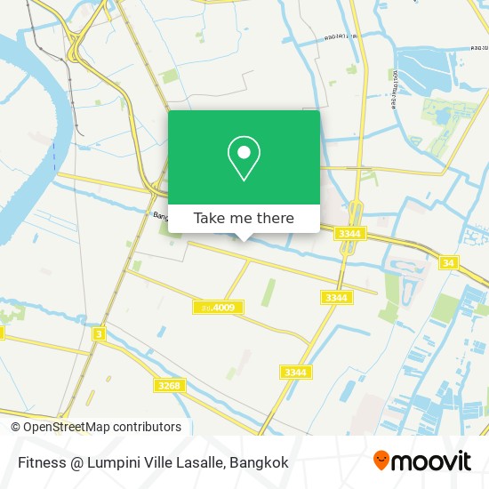 Fitness @ Lumpini Ville Lasalle map