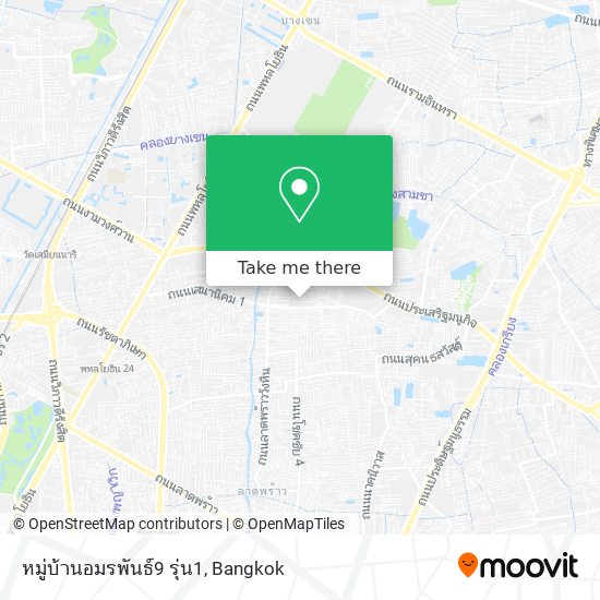 หมู่บ้านอมรพันธ์9 รุ่น1 map