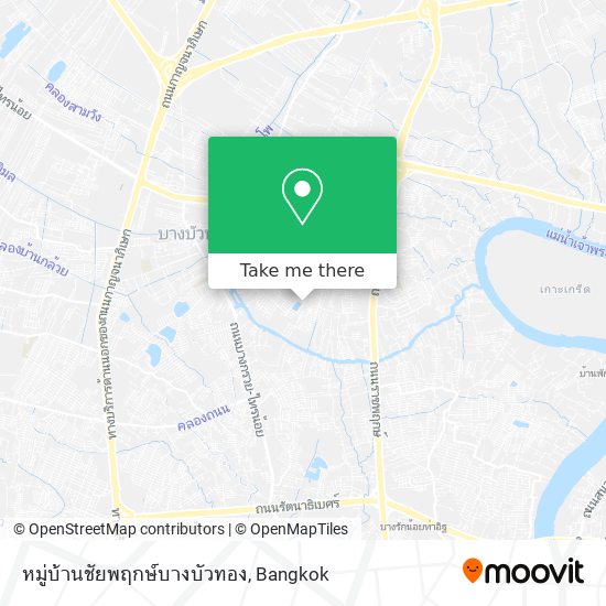 หมู่บ้านชัยพฤกษ์บางบัวทอง map