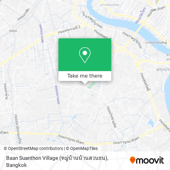 Baan Suanthon Village (หมู่บ้านบ้านสวนธน) map