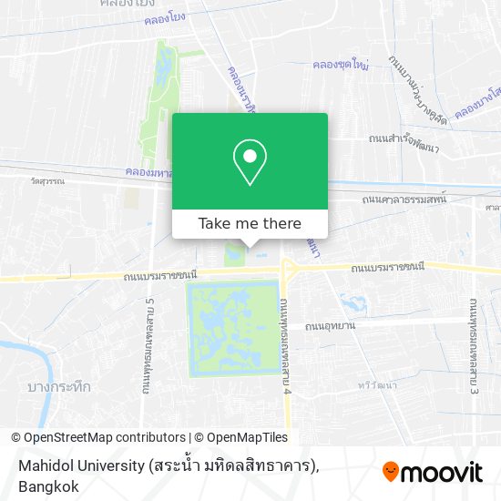Mahidol University (สระน้ำ มหิดลสิทธาคาร) map