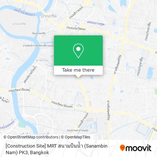 [Construction Site] MRT สนามบินน้ำ (Sanambin Nam) PK3 map