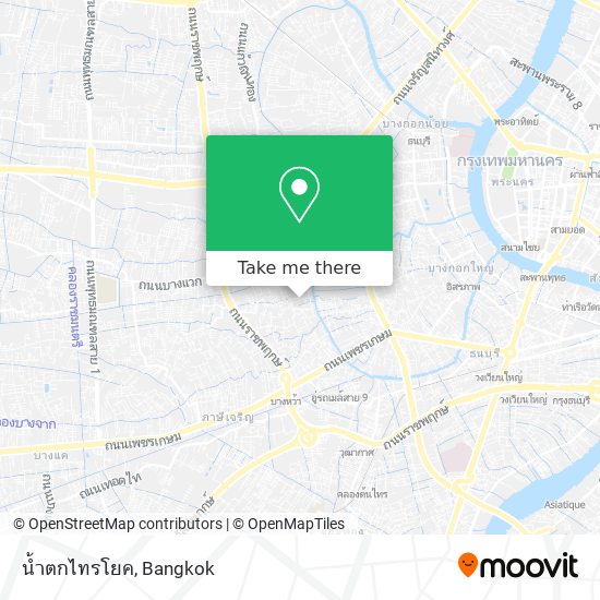 น้ำตกไทรโยค map