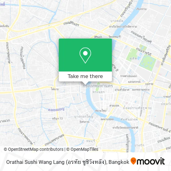 Orathai Sushi Wang Lang (อรทัย ซูชิวังหลัง) map