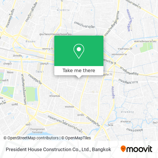 President House Construction Co., Ltd. map