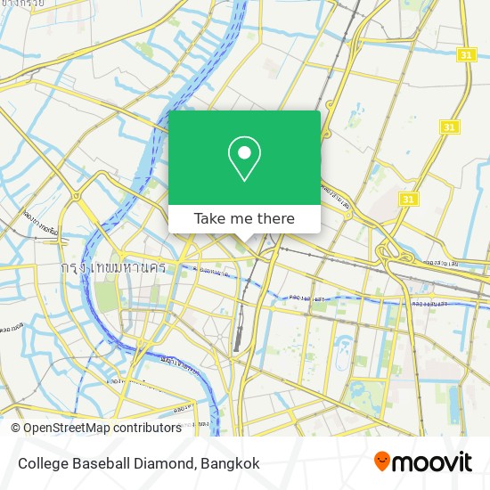 College Baseball Diamond map