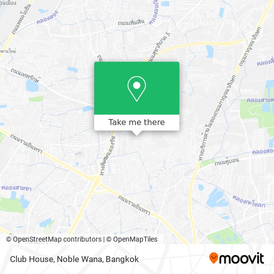 Club House, Noble Wana map