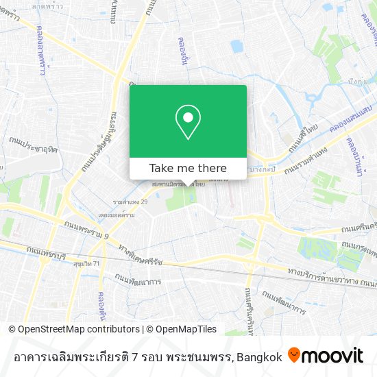 อาคารเฉลิมพระเกียรติ 7 รอบ พระชนมพรร map