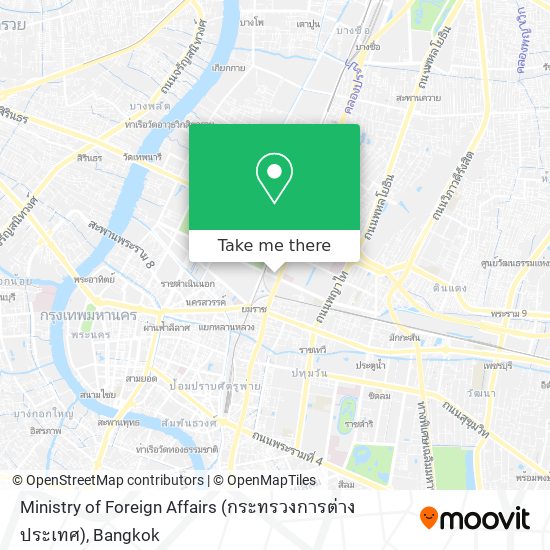 Ministry of Foreign Affairs (กระทรวงการต่างประเทศ) map