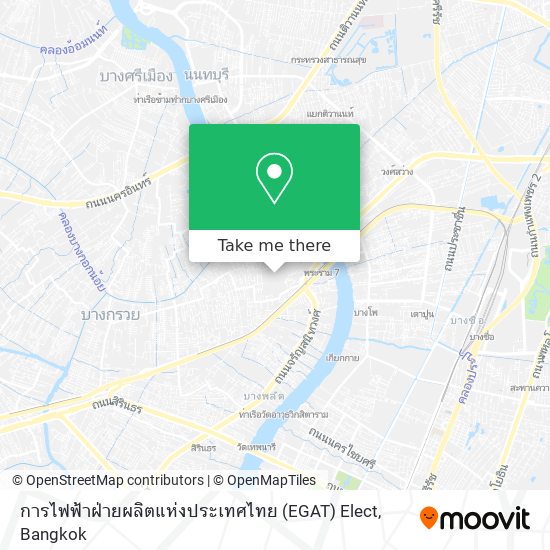 การไฟฟ้าฝ่ายผลิตแห่งประเทศไทย (EGAT) Elect map