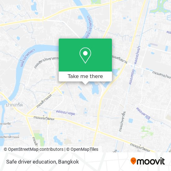 Safe driver education map